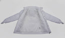 White Hoodless Puffer Jacket