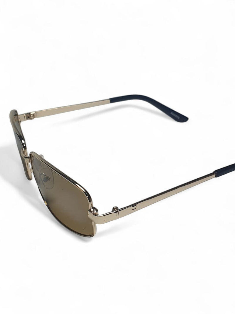 Rectangular Dark Lens Sunglasses – Sleek & Bold