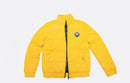 Yellow Hoodless Puffer Jacket