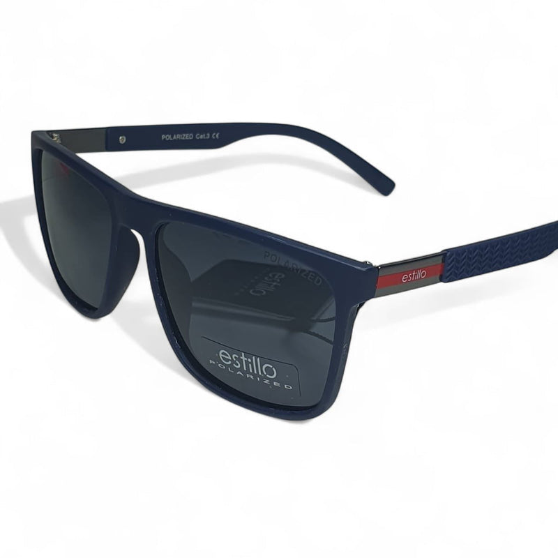 Estillo Matte Black Polarized Sunglasses – UV Protection & Style