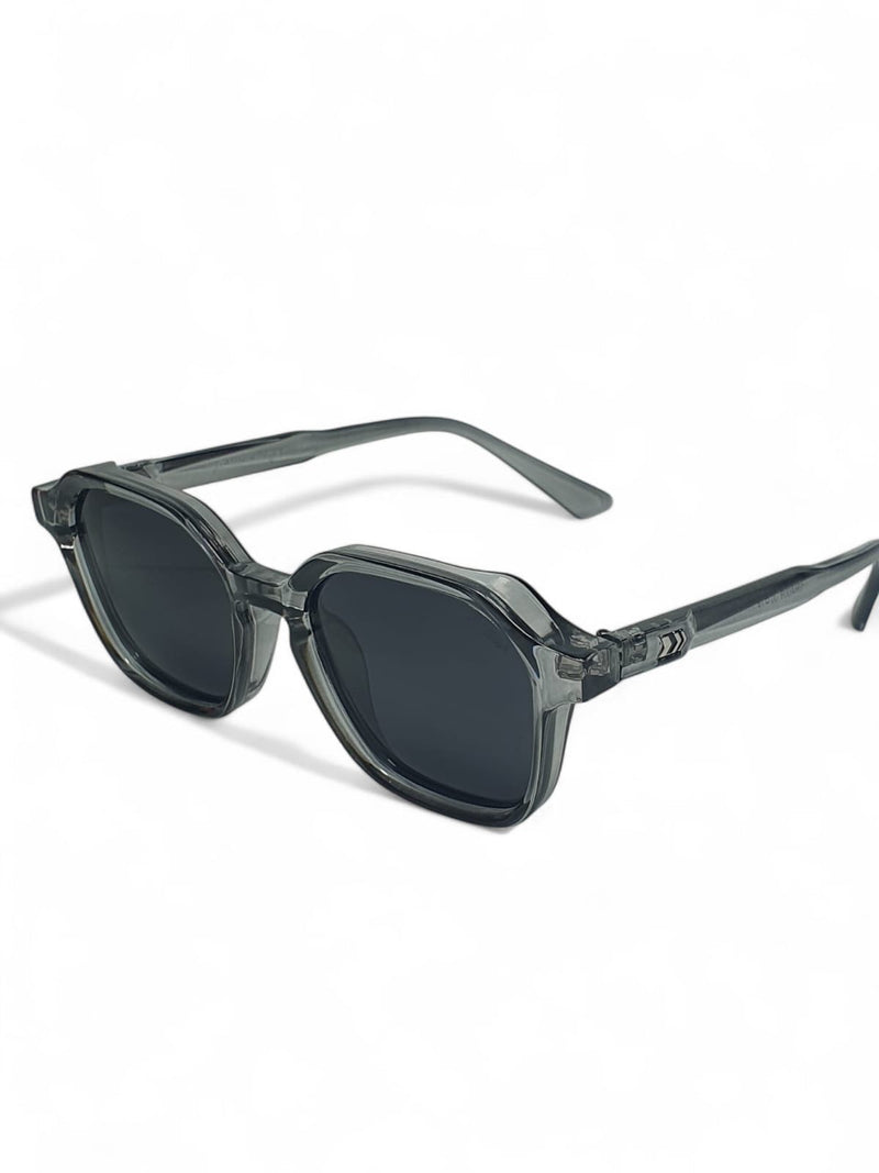Polerized Smoke Grey Frame Sunglasses