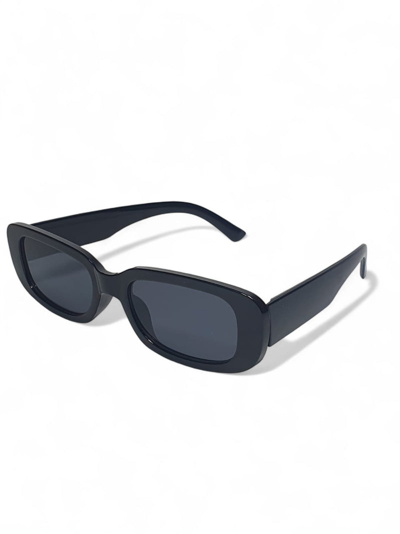 Classic Rectangle Black Frame Sunglasses