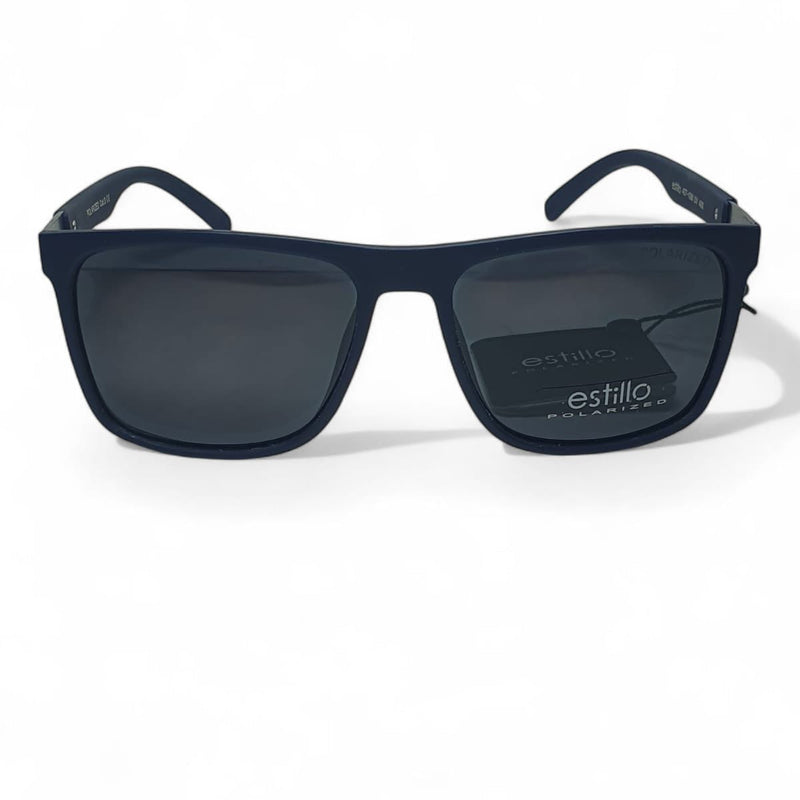 Estillo Matte Black Polarized Sunglasses – UV Protection & Style